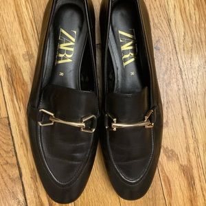 Zara Loafers with Gold buckle
